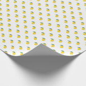Papier Cadeau Citrons Citrus Simple Moderne (Coin)