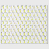 Papier Cadeau Citrons en Limoncello (Plat)