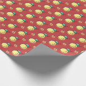 Papier Cadeau Citrons et pêches (Coin)