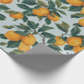Papier Cadeau Citrons sur Branches (Coin)
