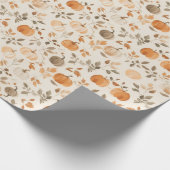 PAPIER CADEAU CITROUILLE (Coin)