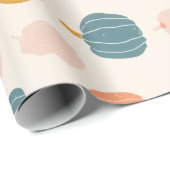 PAPIER CADEAU CITROUILLE (Coin rond)