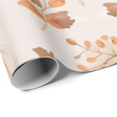 PAPIER CADEAU CITROUILLE (Coin rond)