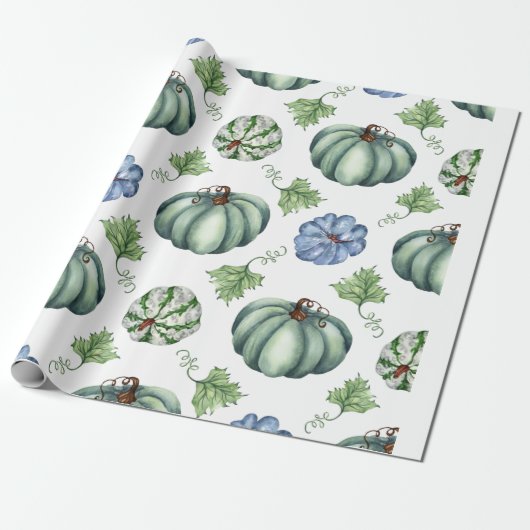 Papier Cadeau Citrouille à thème Halloween (Déroulé)