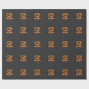 Papier Cadeau Citrouille Chauve-Souris Vector Design Halloween T