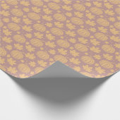 Papier Cadeau Citrouille et Feuille (Coin)