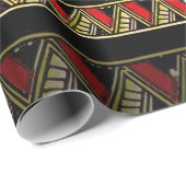 Papier Cadeau Citrouille Étiquette Antique marque de papillon (Coin rond)