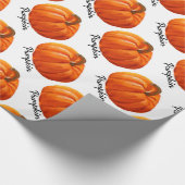 Papier Cadeau Citrouille Halloween (Coin)