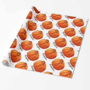 Papier Cadeau Citrouille Halloween