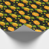 Papier Cadeau Citrouille Jack-o'-lantern Automne Halloween Éffra (Coin)