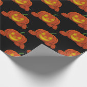 Papier Cadeau Citrouille Jack-o-lanterne (Coin)