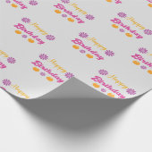 Papier Cadeau Citrouille Joyeux anniversaire (Coin)