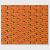 Papier cadeau citrouille Patch 1-Halloween (Plat)
