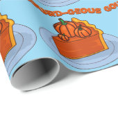 Papier Cadeau Citrouille-ux (Coin rond)