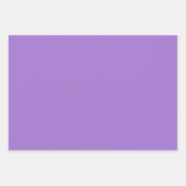 Papier cadeau Citrouille violet noir Halloween (Devant)