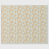 Papier Cadeau Citrouilles Colorées (Plat)