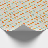 Papier Cadeau Citrouilles Colorées (Coin)