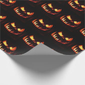 Papier Cadeau Citrouilles d'Halloween (Coin)