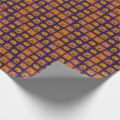 Papier Cadeau Citrouilles d'Halloween (Coin)