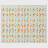 Papier Cadeau Citrouilles Multicolores Motif (Plat)