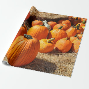 Papier Cadeau "Citrouilles parfaits : la meilleure récolte d'aut