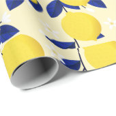 Papier Cadeau Citrus (Coin rond)