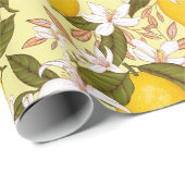 Papier Cadeau Citrus (Coin rond)