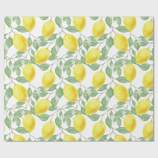 Papier Cadeau Citrus (Plat)