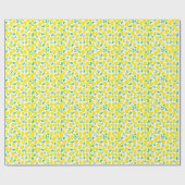 Papier Cadeau Citrus Citron Fruit Motif Oreiller (Plat)