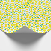 Papier Cadeau Citrus Citron Fruit Motif Oreiller (Coin)