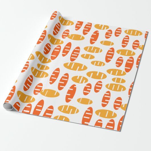 Papier Cadeau Citrus Holey Ovals (Déroulé)