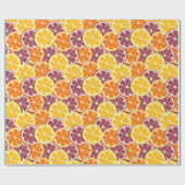 Papier Cadeau Citrus pattern  (Plat)