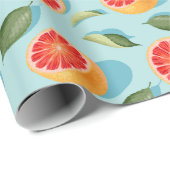 Papier Cadeau Citrus Wrapping Paper (Coin rond)