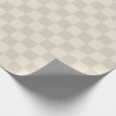 Papier Cadeau Clair Brown et blanc cassé (Coin)