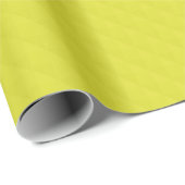 Papier Cadeau Clair néon jaune vert texturé (Coin rond)
