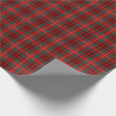 Papier Cadeau Clan Ainslie Tartan Rouge et vert Plaid (Coin)