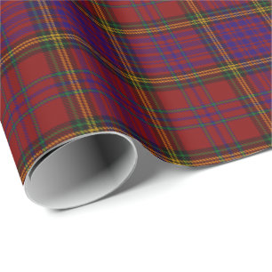 Papier Cadeau Clan Anderson de Kinnecher Red Tartan