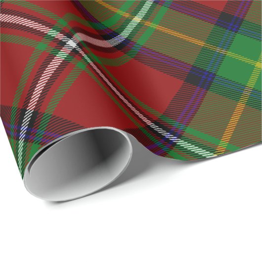 Papier Cadeau Clan Boyd Tartan (Coin rond)