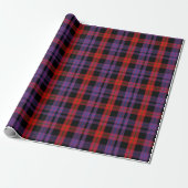 Papier Cadeau Clan Brown Tartan (Déroulé)