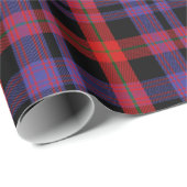 Papier Cadeau Clan Brown Tartan (Coin rond)