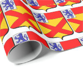 Papier Cadeau Clan Bruce Manteau de papier d'enveloppement d'arm (Coin rond)