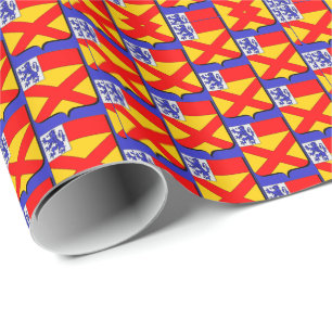 Papier Cadeau Clan Bruce Motif d'armoiries