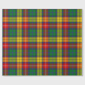Papier Cadeau Clan Buchanan Tartan (Plat)