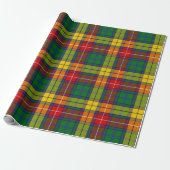 Papier Cadeau Clan Buchanan Tartan (Déroulé)