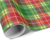 Papier Cadeau Clan Buchanan Tartan (Coin rond)