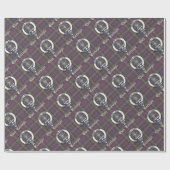 Papier Cadeau Clan Carnegie Crest Tartan (Plat)