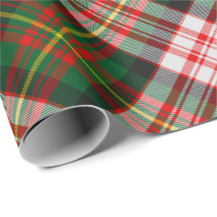 Papier Cadeau Clan Carnegie robe Tartan