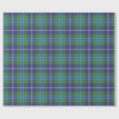 Papier Cadeau Clan classique Rustique Plaid Douglas Tartan (Plat)