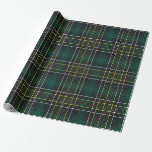 Papier Cadeau Clan Cockburn Tartan Plaid