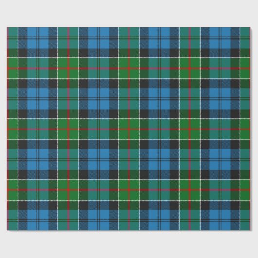 Papier Cadeau Clan Colquhoun Tartan (Plat)